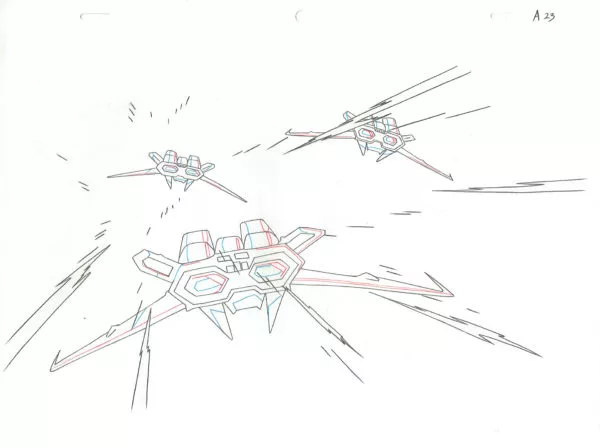 MATSUMOTO Leiji - THE GALAXY RAILWAYS — 938 – Spaceship – Douga – A23 — Episode 26