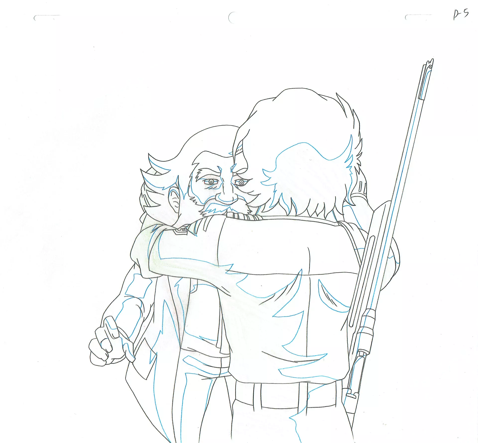 MATSUMOTO Leiji - SUBMARINE SUPER 99 — 966 – Docteur Juzo Oki et Susumu Oki – Doga – D5