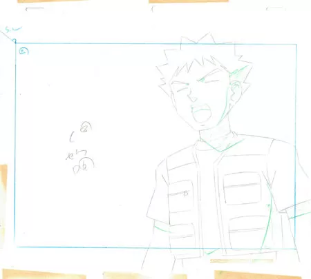 SUGIMORI Ken - POKEMON | genga – Brock – Pokemon – 996