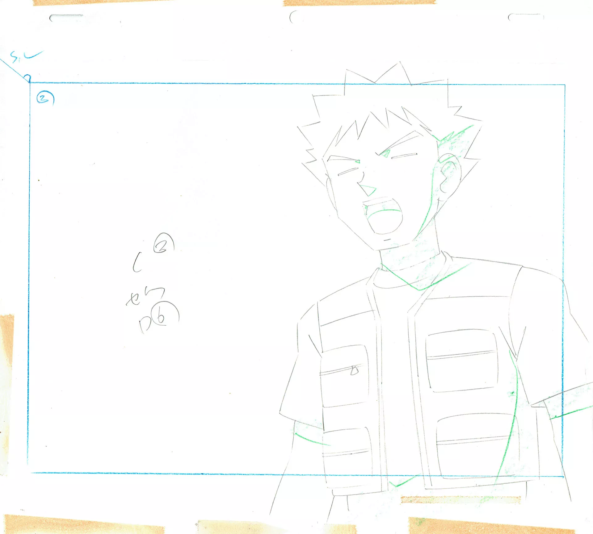  SUMIGORI Ken - POKEMON The Series | 996 – Brock – Genga – C3 — Page 