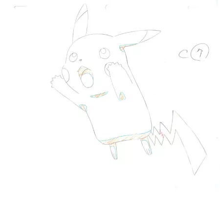 SUGIMORI Ken - POKEMON | genga – Pikachu – Pokemon – 999