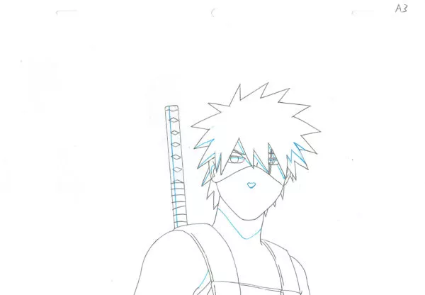 KISHIMOTO Masashi - NARUTO — 376 – Kakashi (Racine) — Doga (A3)