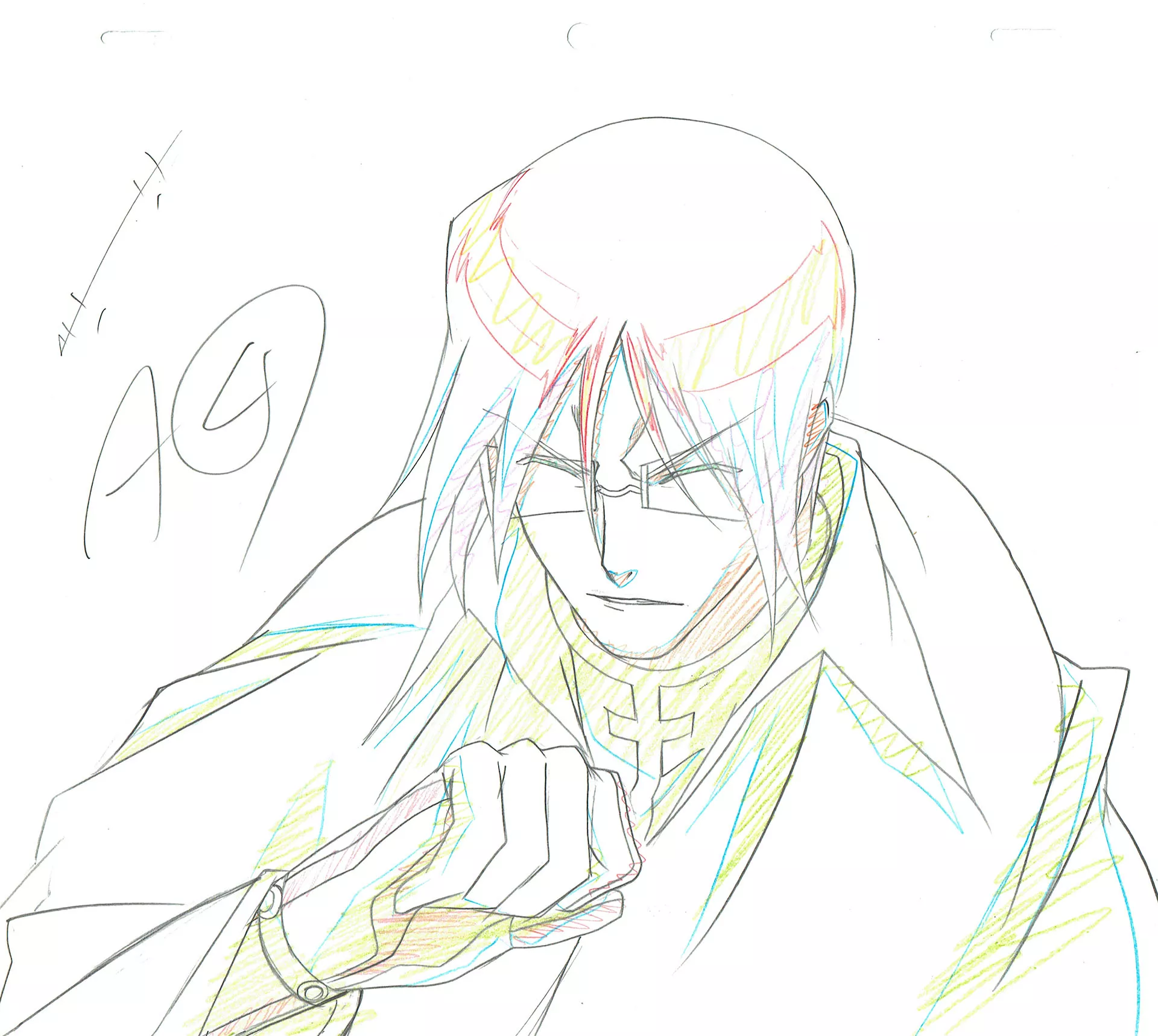 KUBO Tite - BLEACH — 439 – Uryu Ishida – Genga (A4)