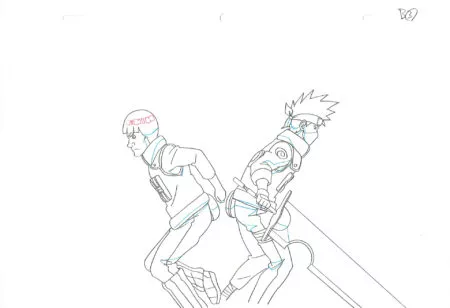  KISHIMOTO Masashi - NARUTO | 662 – Naruto Shippuden – Gai Maito and Kakashi – Douga — Page 