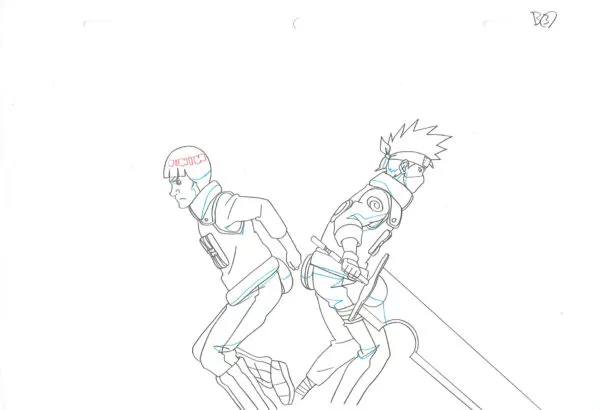KISHIMOTO Masashi - NARUTO — 662 – Gai Maito et Kakashi – Doga