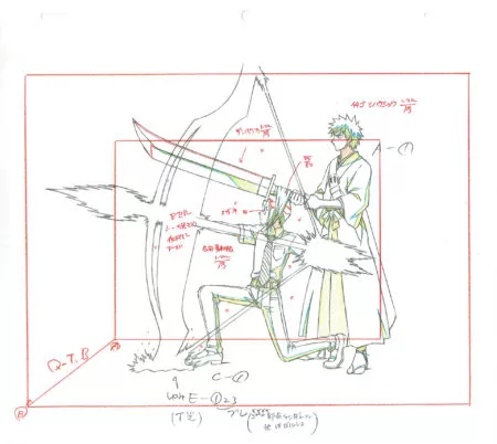  KUBO Tite - BLEACH | 681 – Ichigo Kurosaki and Uryu Ishida – Douga layout (A1) — Page 