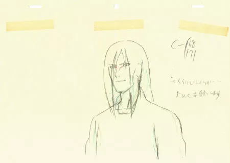  KISHIMOTO Masashi - NARUTO | 750 – Naruto Shippuden – Orochimaru – correction genga — Page 