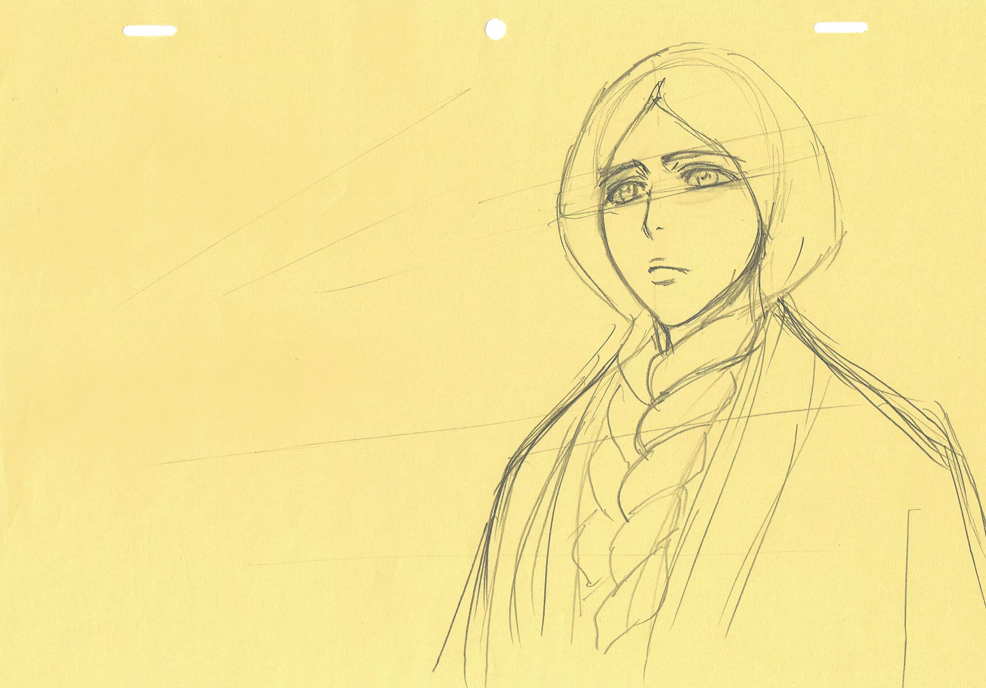 KUBO Tite - BLEACH — 777 – Bleach – Retsu Unohana – Correction de genga — Feuille de correction