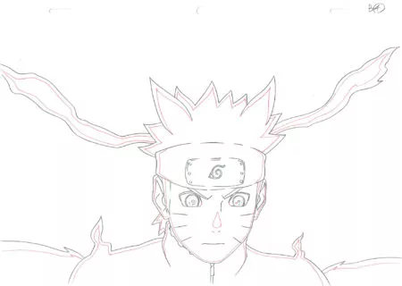  KISHIMOTO Masashi - NARUTO | 839 – Naruto Shippuden – Naruto in Kyubi chakra mode – Douga — Page 