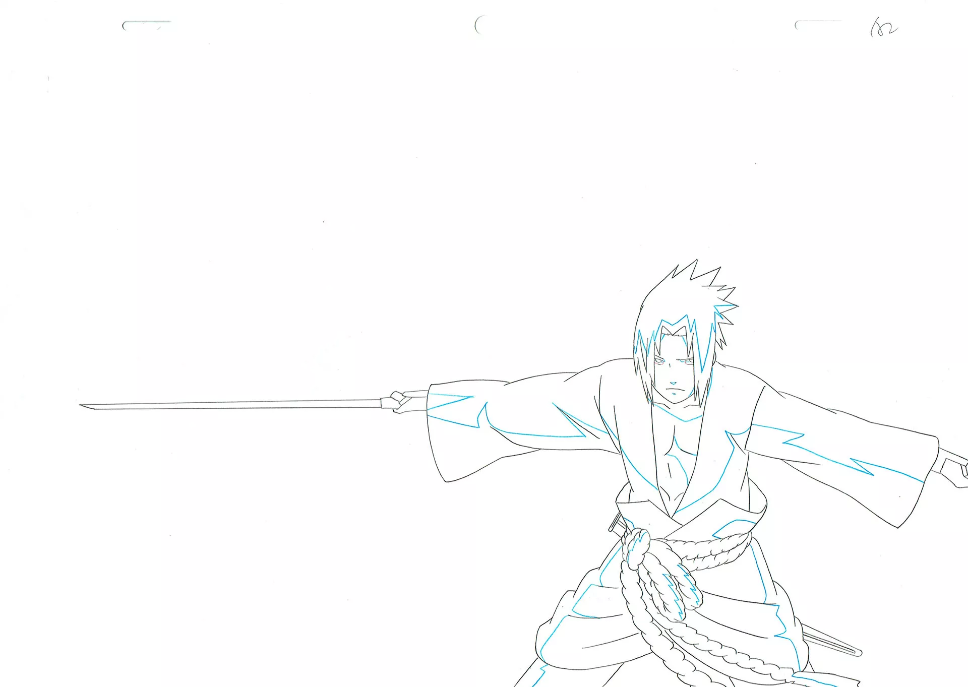 KISHIMOTO Masashi - NARUTO — 845 – Naruto Shippuden – Sasuke Uchiha (Anbu) – Douga