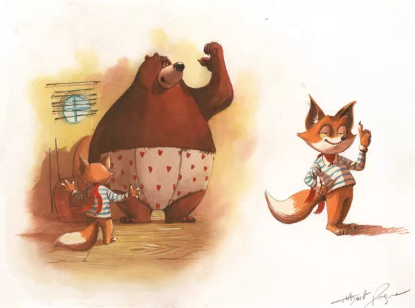 Thibault PRUGNE — Renard, Gloubi et le grizzli — Tome 3 — Page 18