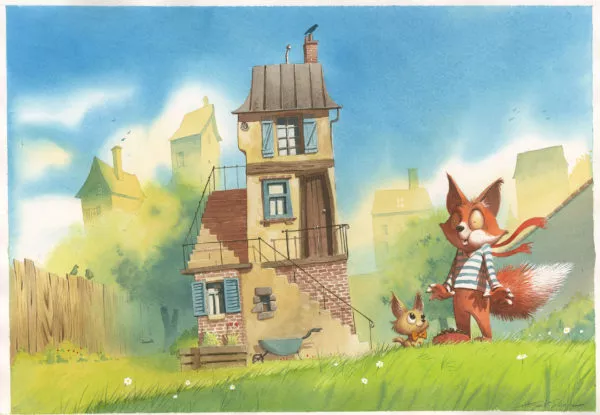 Thibault PRUGNE — Renard, le loup et Kiki — Tome 4 — Page 7 et 8