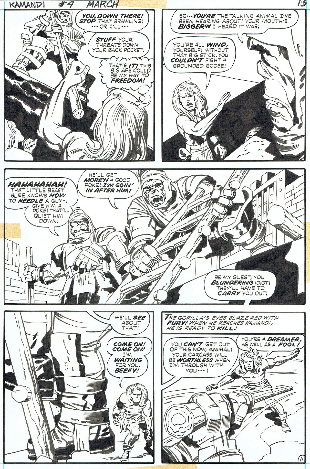 Jack KIRBY — Kamandi — Issue 4 — Page 11