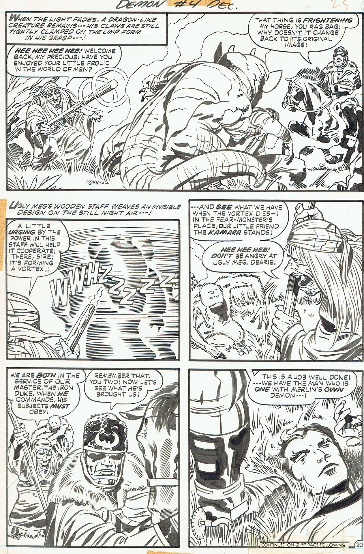 Jack KIRBY — The Demon — Issue 4 — Page 20