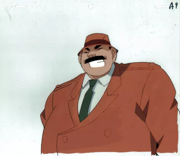 AOYAMA Gosho - DETECTIVE CONAN (Case closed) — 1233 – Case closed – Juzo Megure – Production cel A9