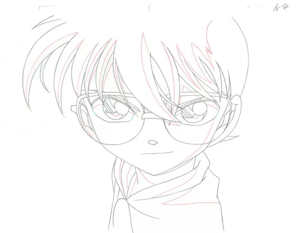 AOYAMA Gosho - DETECTIVE CONAN — 1255 – Détective Conan – Conan Edogawa – Doga A4