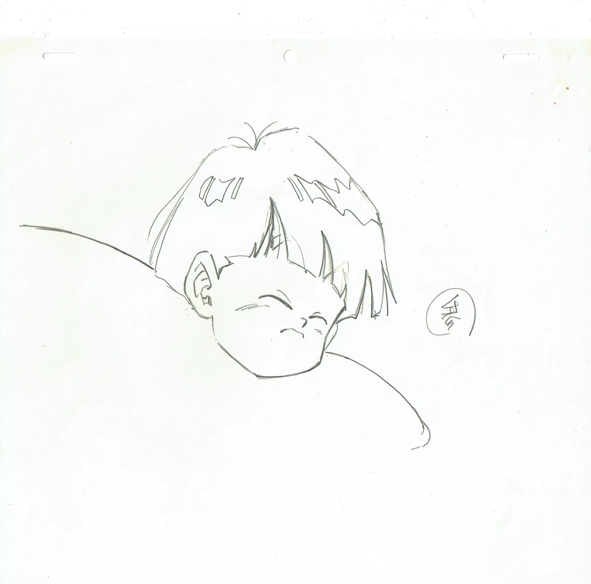 TORIYAMA Akira - DRAGON BALL — 1753 – Dragon Ball Z – Son Gohan – Crayonné