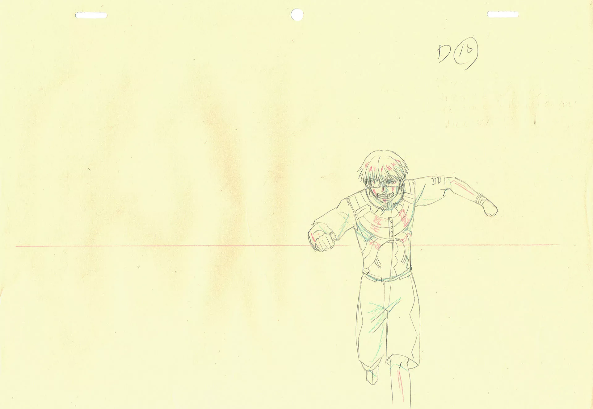  ISHIDA Sui - TOKYO GHOUL | 1903 – Tokyo Ghoul – Ken Kaneki – correction genga D10 — Page 