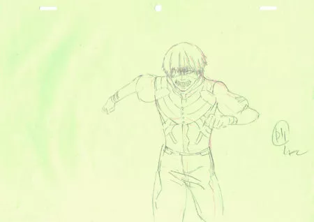 ISHIDA Sui - TOKYO GHOUL | genga correction – Ken Kaneki – Tokyo Ghoul – 1905