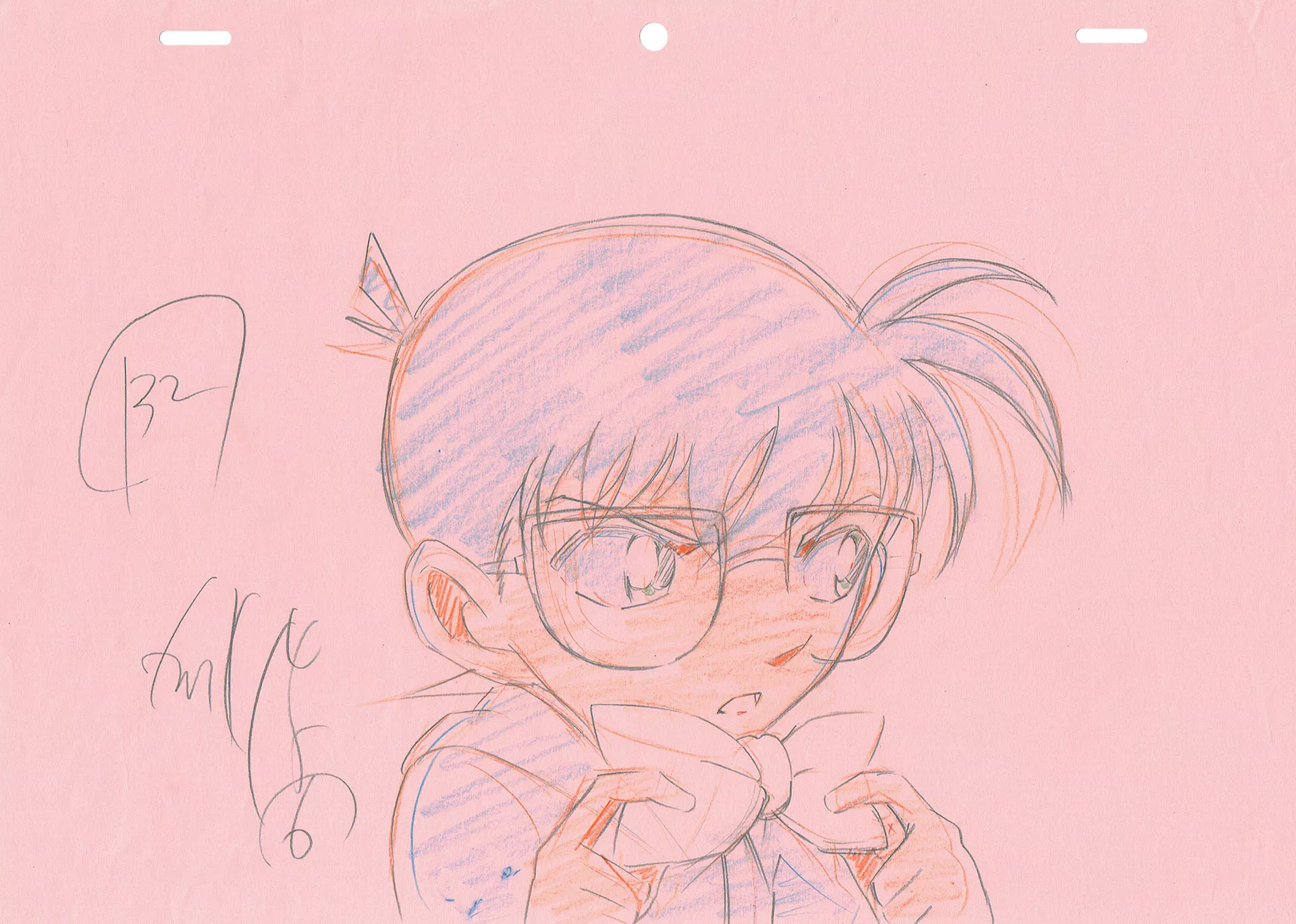 AOYAMA Gosho - DETECTIVE CONAN — 1953 – Détective Conan – Conan Edogawa – Correction genga B6