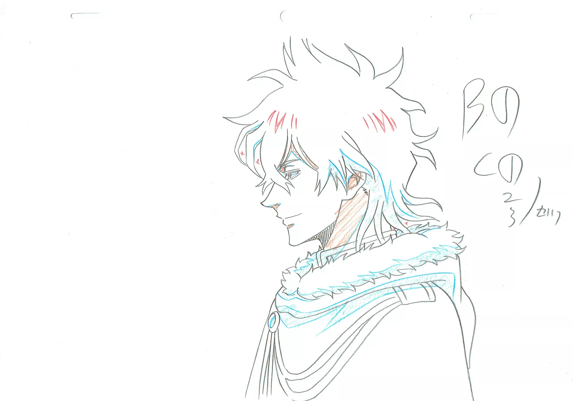  TABATA Yuki - BLACK CLOVER | 1997 – Black Clover – Yuno – Genga B1 — Page 