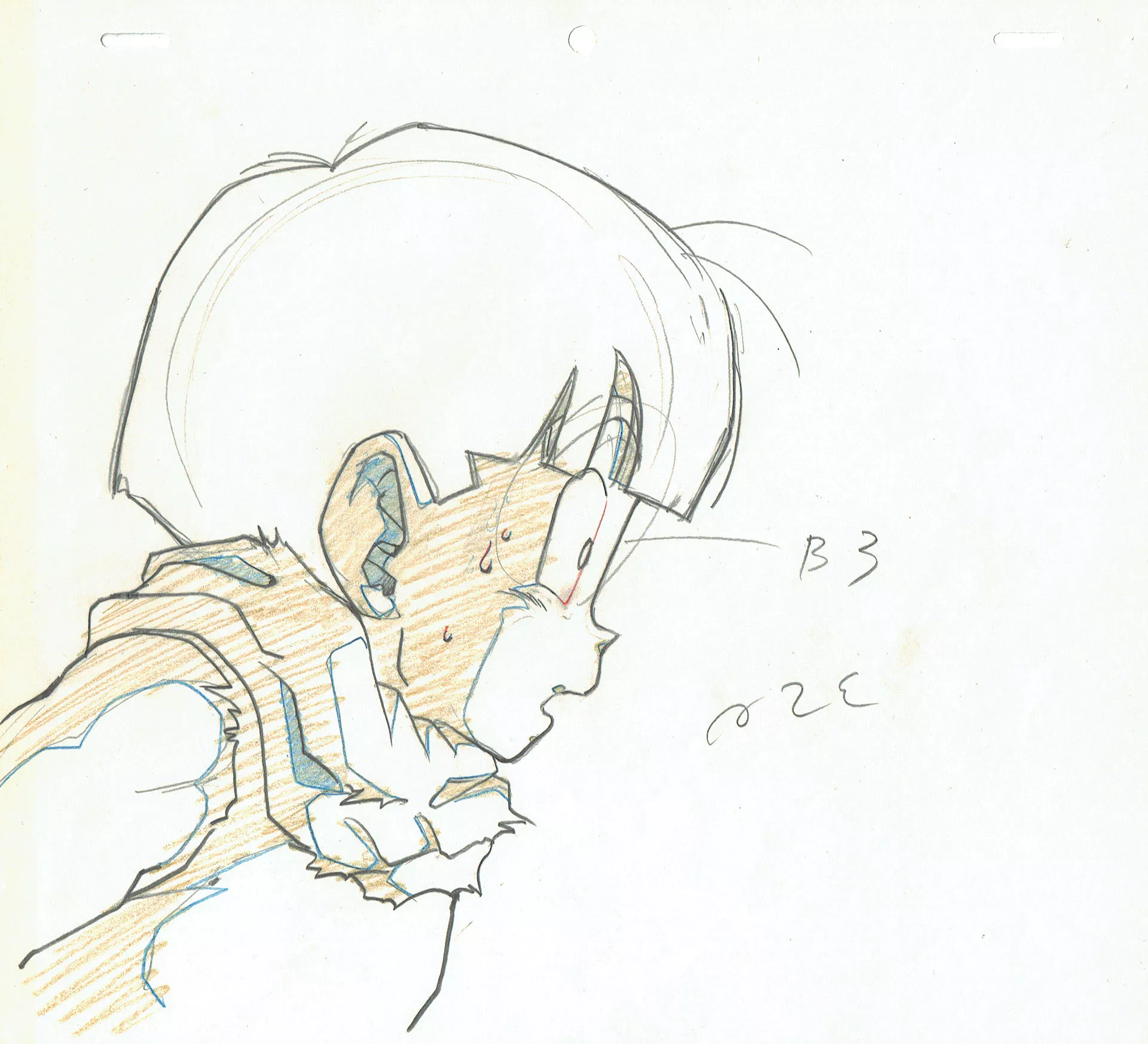 TORIYAMA Akira - DRAGON BALL — 2006 – Dragon Ball Z – Son Gohan – Genga B3