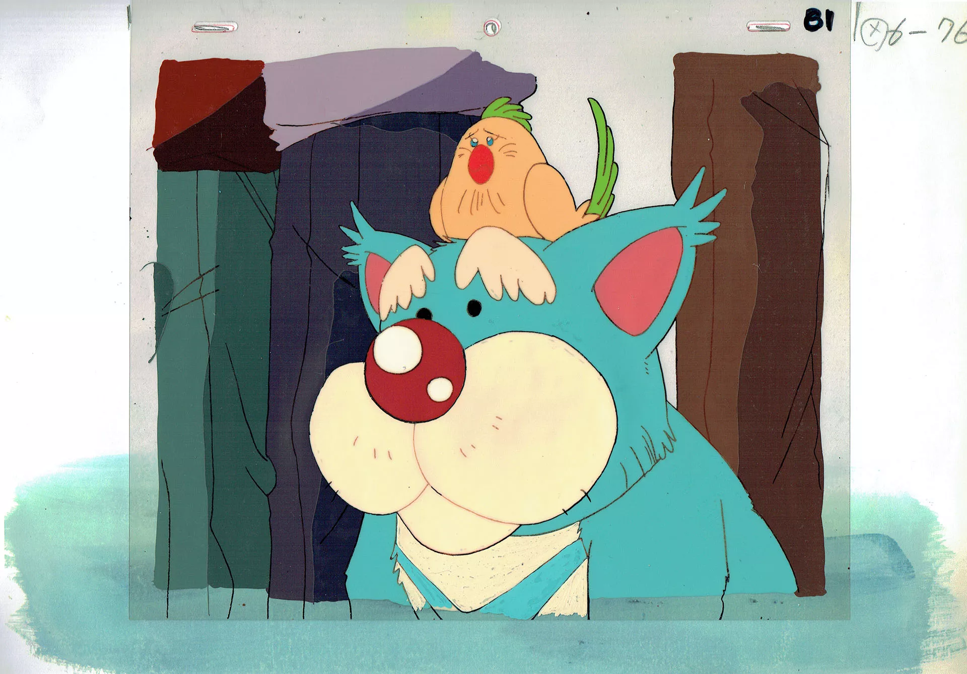  SHUDO Takeshi - Magical Princess Minky Momo | 2002 – Magical Princess Minky Momo – Sindbook and Pipil – Production cel — Page 