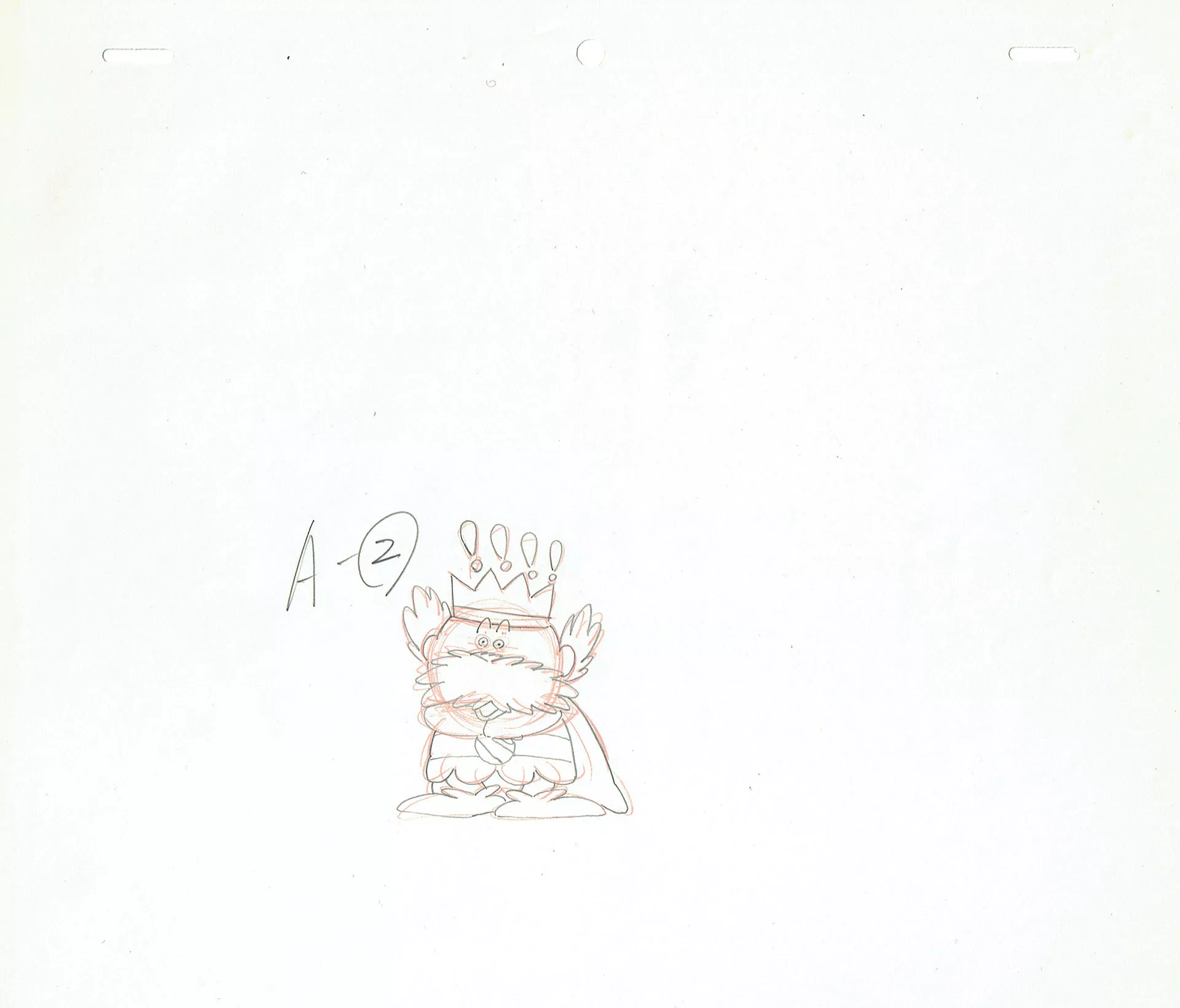  SHUDO Takeshi - Magical Princess Minky Momo | 2010 – Magical Princess Minky Momo – The king – Genga — Page 