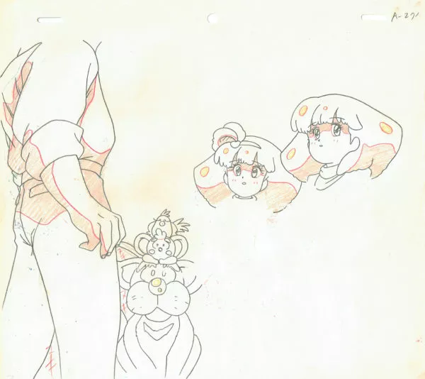 SHUDO Takeshi - Magical Princess Minky Momo — 2085 – Magical Princess Minky Momo  – Momo, Sindbook, Mocha and Pipil – Doga – Douga