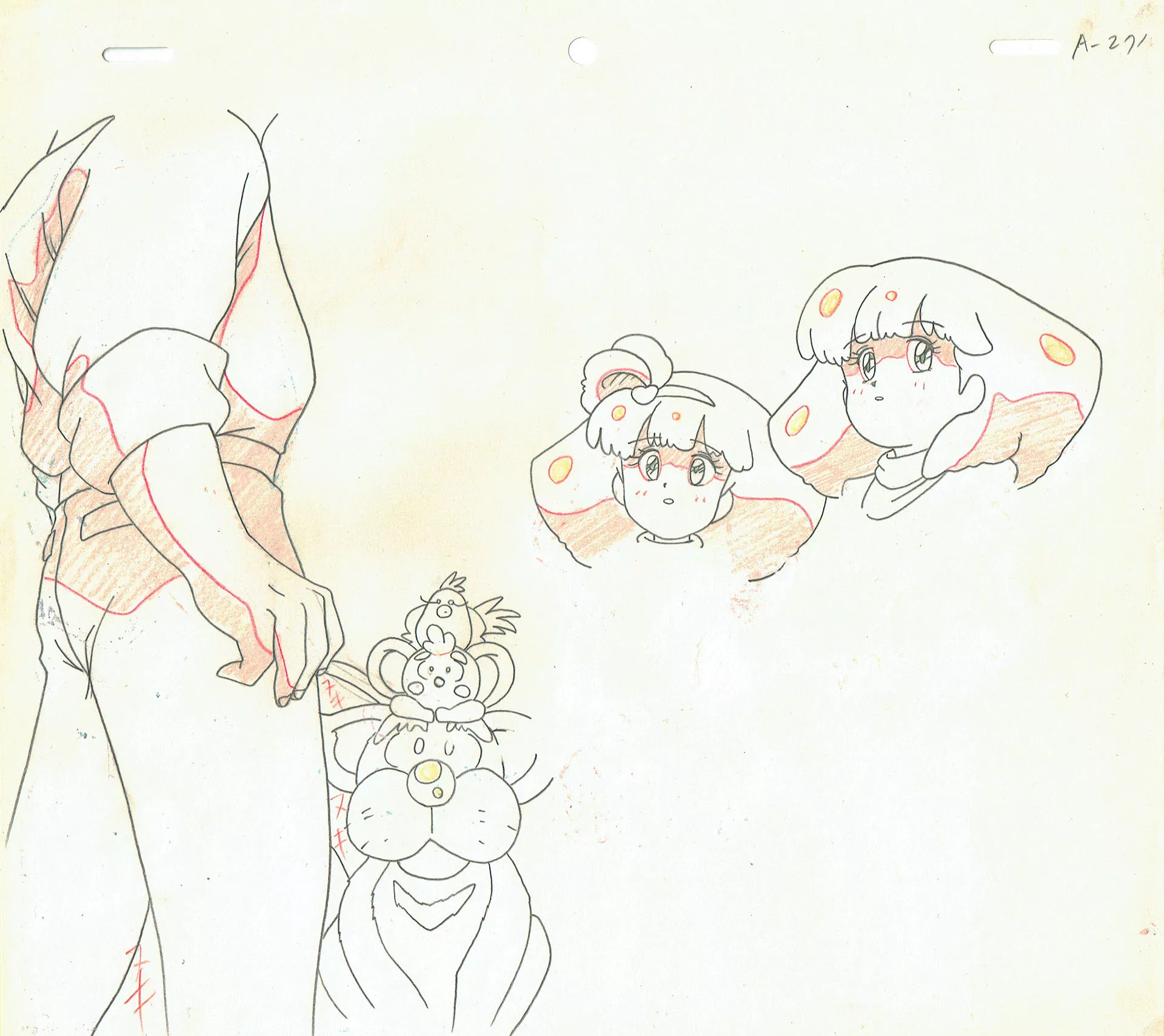  SHUDO Takeshi - Magical Princess Minky Momo | 2085 – Magical Princess Minky Momo  – Momo, Sindbook, Mocha and Pipil – Doga – Douga — Page 