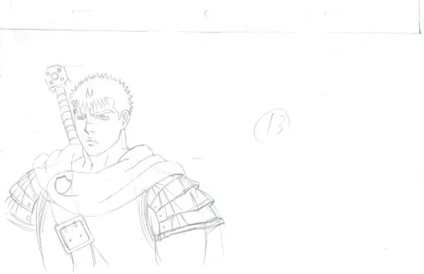 MIURA Kentaro - Berserk — 3081 – Berserk : l’âge d’or – Guts – Crayonné
