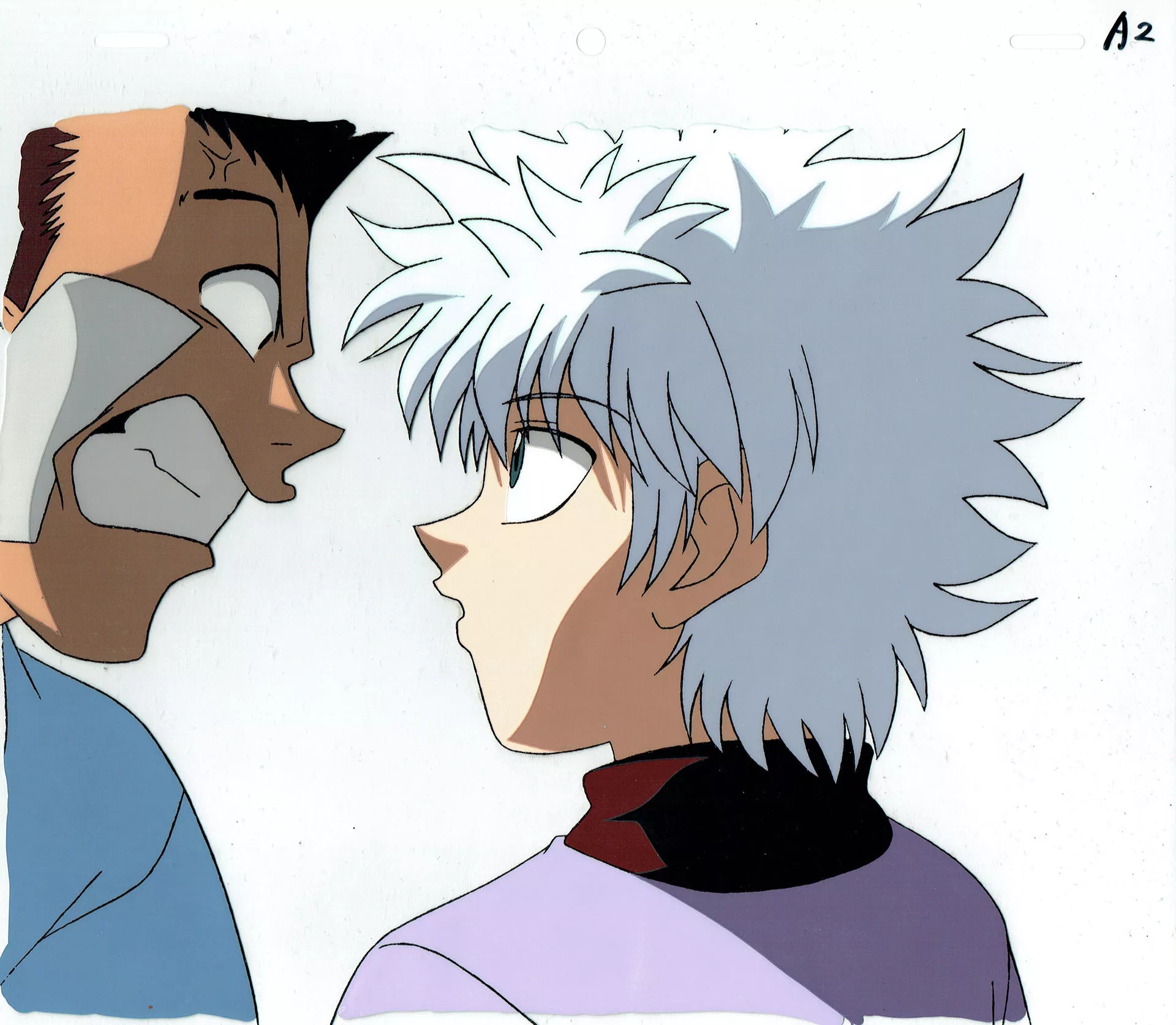  TOGASHI Yoshihiro - Hunter X Hunter | 3301 – Hunter X Hunter – Leorio Paradinight and Killua Zoldyck – Production cel — Page 
