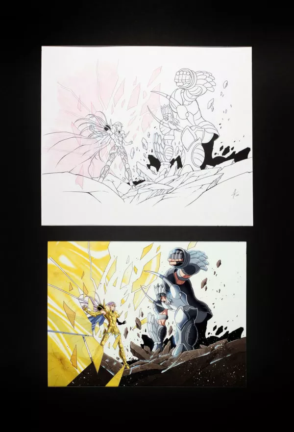 Jérôme ALQUIE — 14 – Saint Seiya – Time Odyssey (Chevaliers du Zodiaque) – Bélier Mû — Tome 2 — Page 13 case 9
