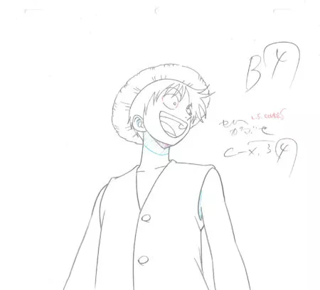  ODA Eiichiro - ONE PIECE | 2276 – One Piece – Monkey D. Luffy – Genga — Page 