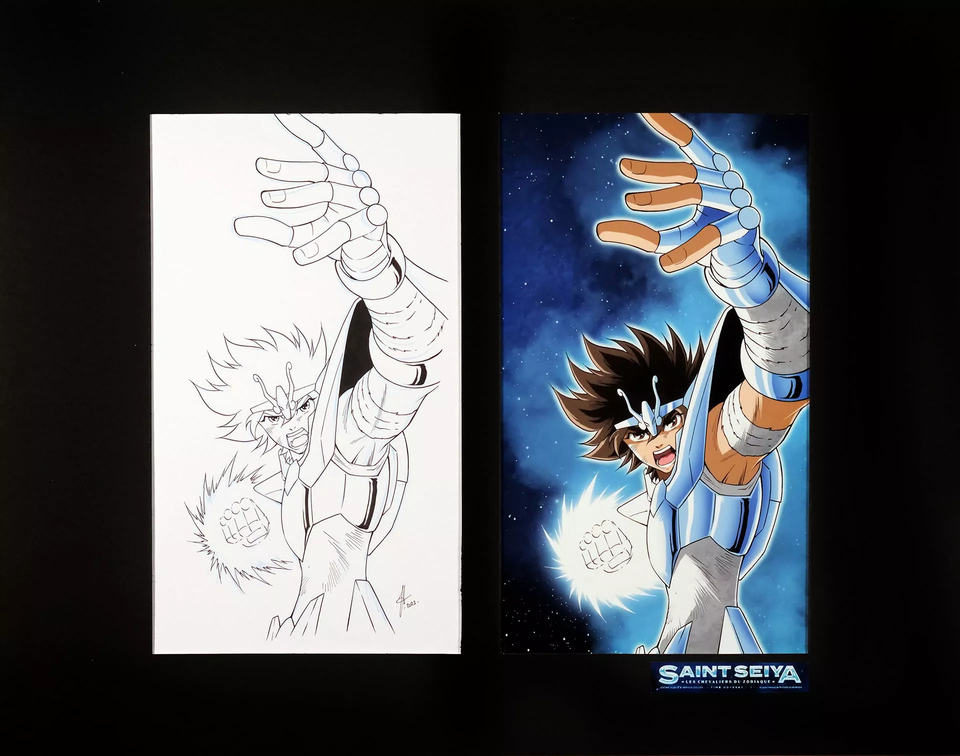 Jérôme ALQUIE — 28 – Saint Seiya – Time Odyssey (Chevaliers du Zodiaque) – Pégase Seiya « Par les météores de Pégase » — Tome 2 — Page 28 case 2