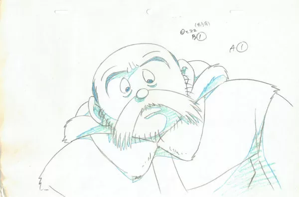 TEZUKA Osamu - Jungle emperor Leo — 3307 – Jungle emperor Leo – Dr Moustache – Genga