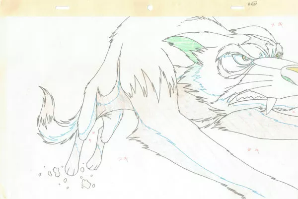 TEZUKA Osamu - Jungle emperor Leo — 3334 – Jungle emperor Leo – Wolf – douga