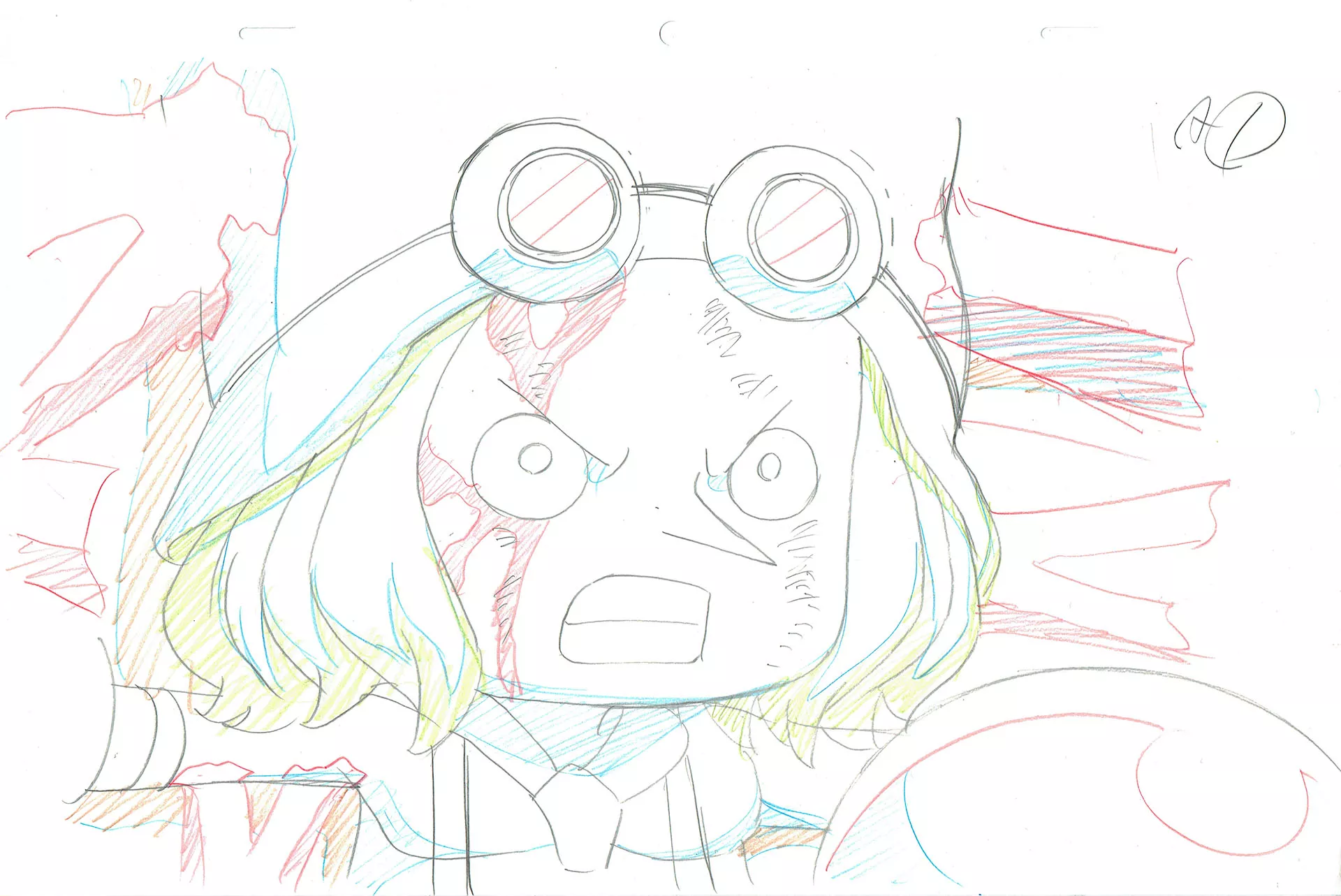  ODA Eiichiro - ONE PIECE | 3449 – One Piece – Warrior Leo – Genga — Page 