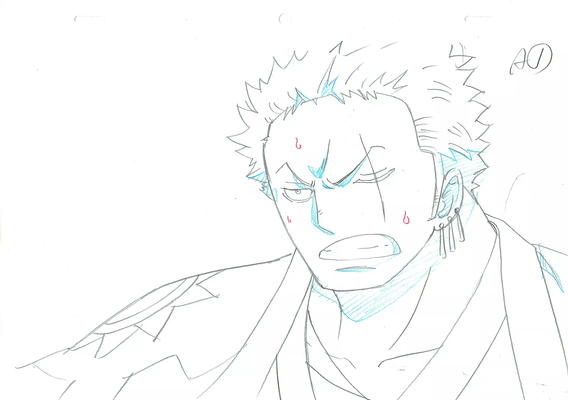 ODA Eiichiro - ONE PIECE — 3452 – One Piece – Roronoa Zoro – Genga