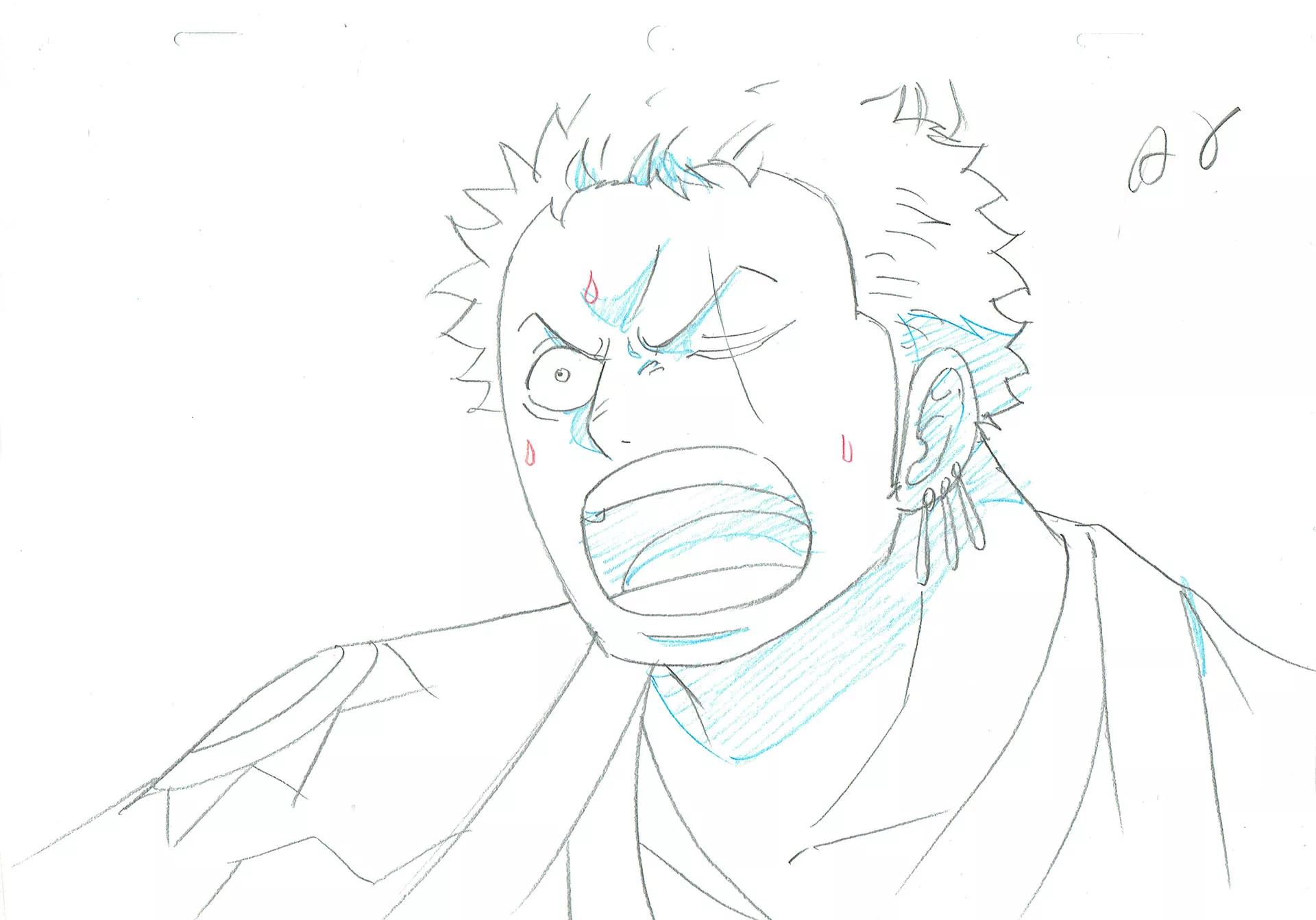  ODA Eiichiro - ONE PIECE | 3457 – One Piece – Roronoa Zoro – Genga — Page 
