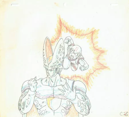  TORIYAMA Akira - DRAGON BALL | 2004 – Dragon Ball Z – Krillin et Cell – Episode 160 (Cell parfait) – Doga — Page 