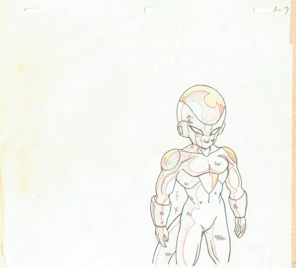 TORIYAMA Akira - DRAGON BALL — 2482 – Dragon Ball Z – Freezer – Genga