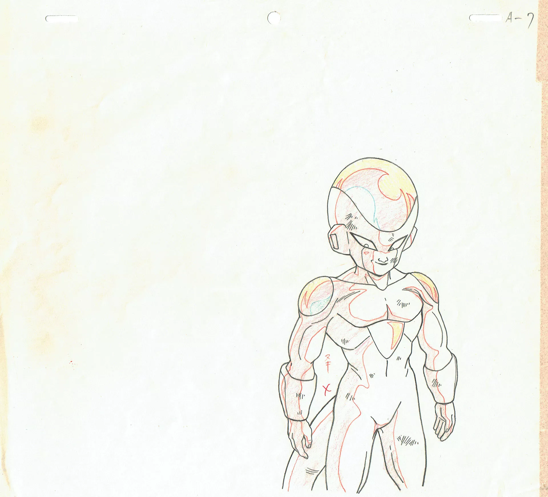 TORIYAMA Akira - DRAGON BALL — 2482 – Dragon Ball Z – Freezer – Genga