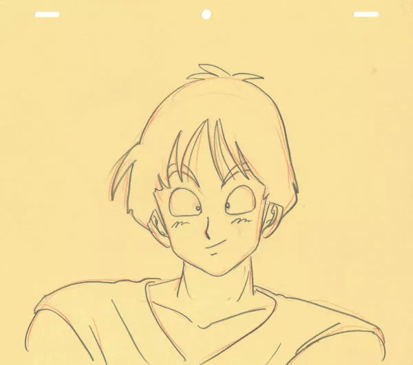 TORIYAMA Akira - DRAGON BALL — 3414 – Dragon Ball – Yamcha – Genga correction