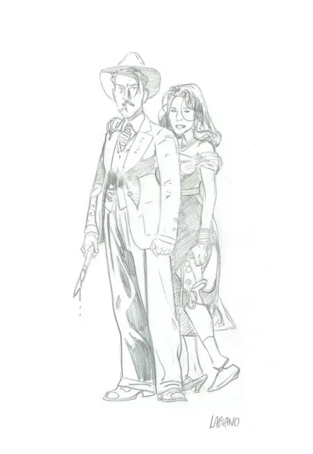 Hugues LABIANO | Something cold (Quelque chose de froid) — Pencilled version  of the classic edition cover — Page 