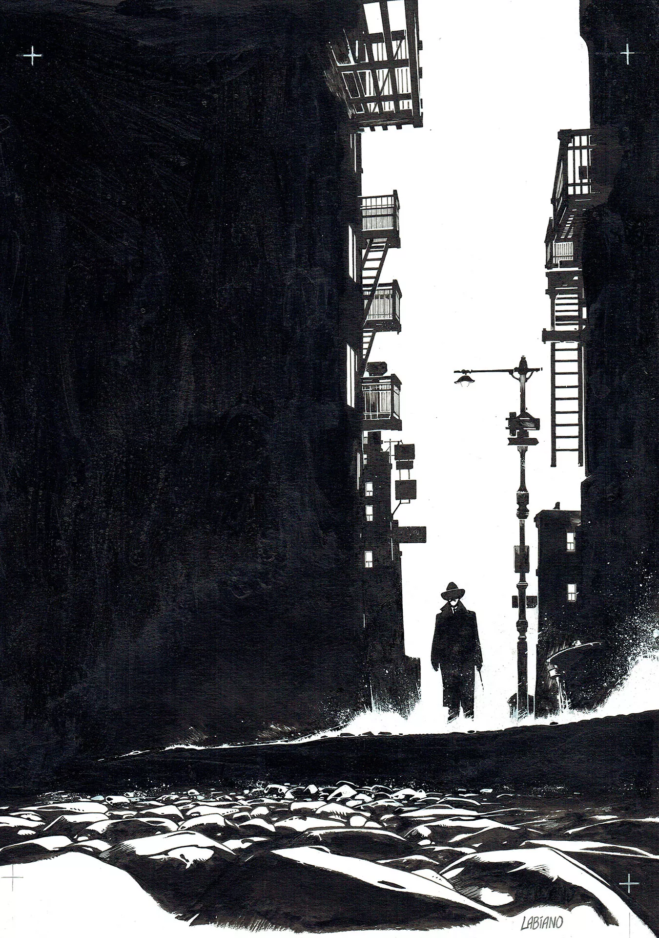 Hugues LABIANO — Something cold (Quelque chose de froid) — Black and White edition Cover