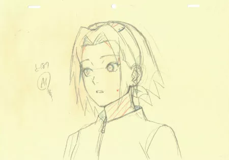  KISHIMOTO Masashi - NARUTO | 1175 – Naruto Shippuden – Sakura – correction genga — Page 