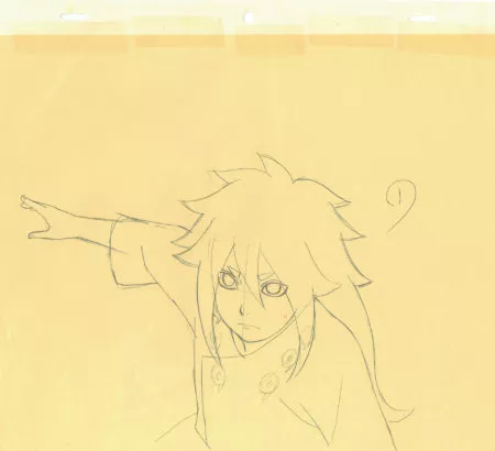  KISHIMOTO Masashi - NARUTO | 1250 – Naruto Shippuden – Indra Otsutsuki – correction genga — Page 