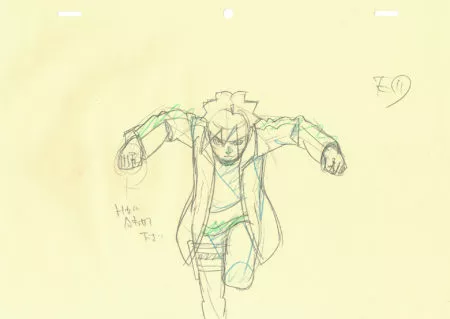  KISHIMOTO Masashi - NARUTO | 2033 – Boruto – Boruto Uzumaki – correction genga — Page 