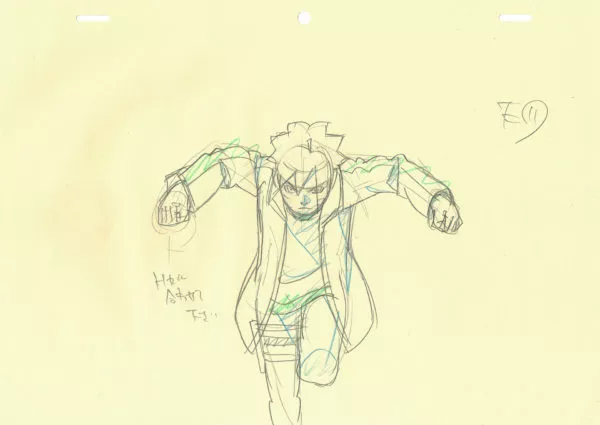 KISHIMOTO Masashi - NARUTO — 2033 – Boruto – Boruto Uzumaki – correction genga